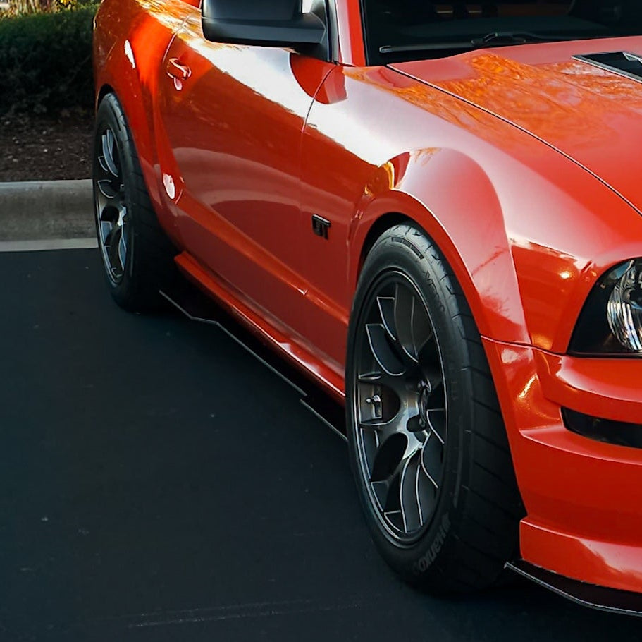 05-14 Mustang Side Splitter (Double Flared)