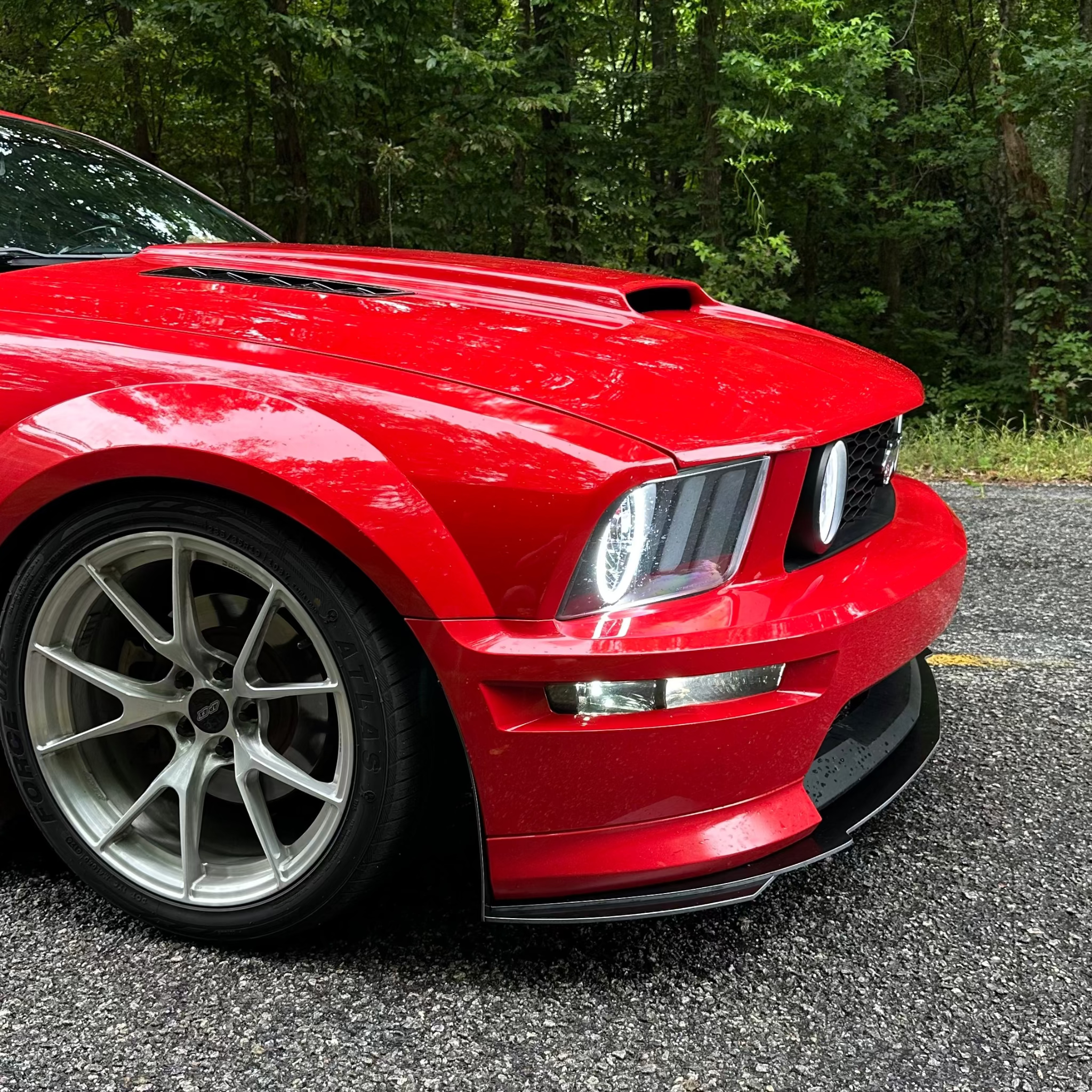 05-09 Mustang GT/CS Street Splitter (With End Plates)