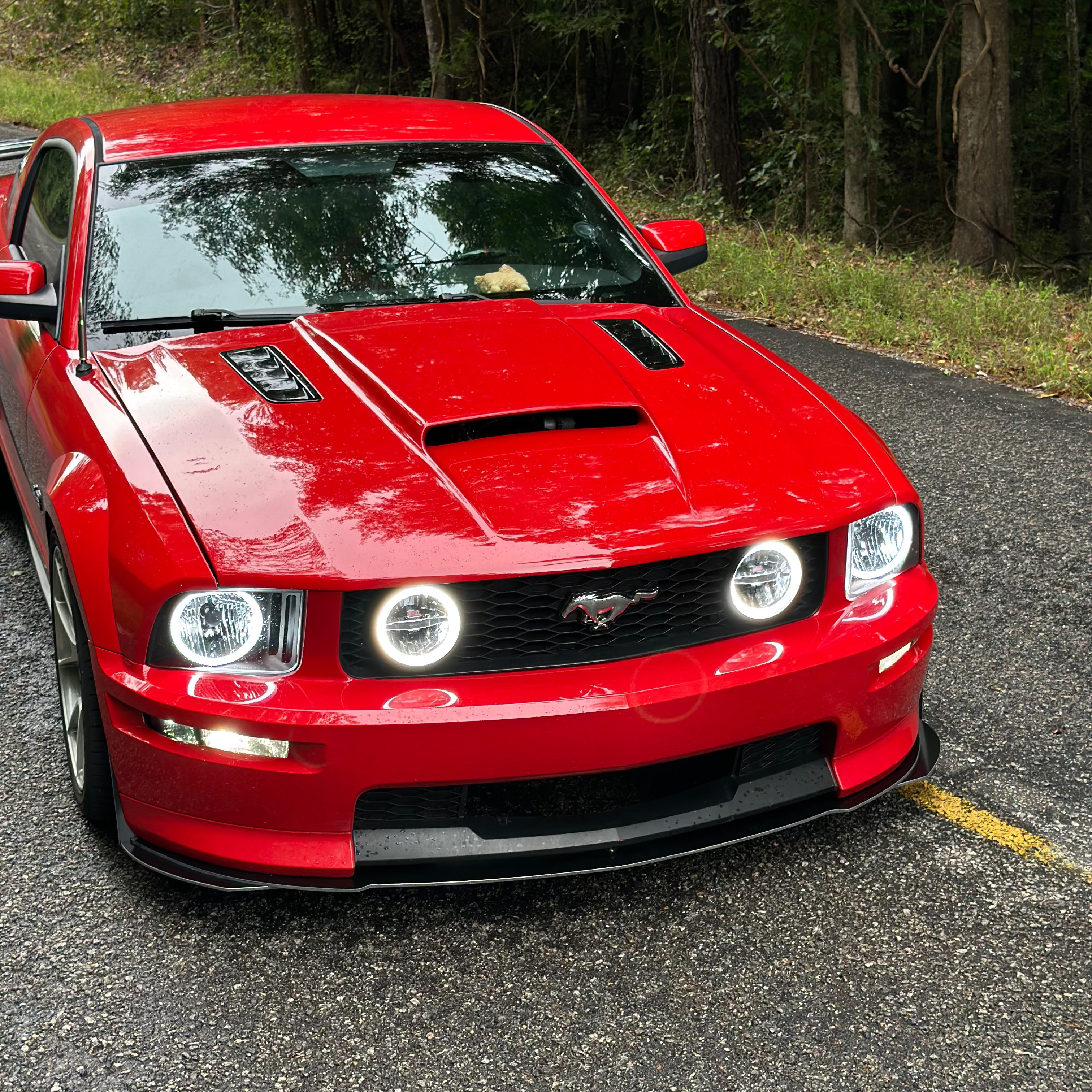 05-09 Mustang GT/CS Street Splitter (With End Plates)