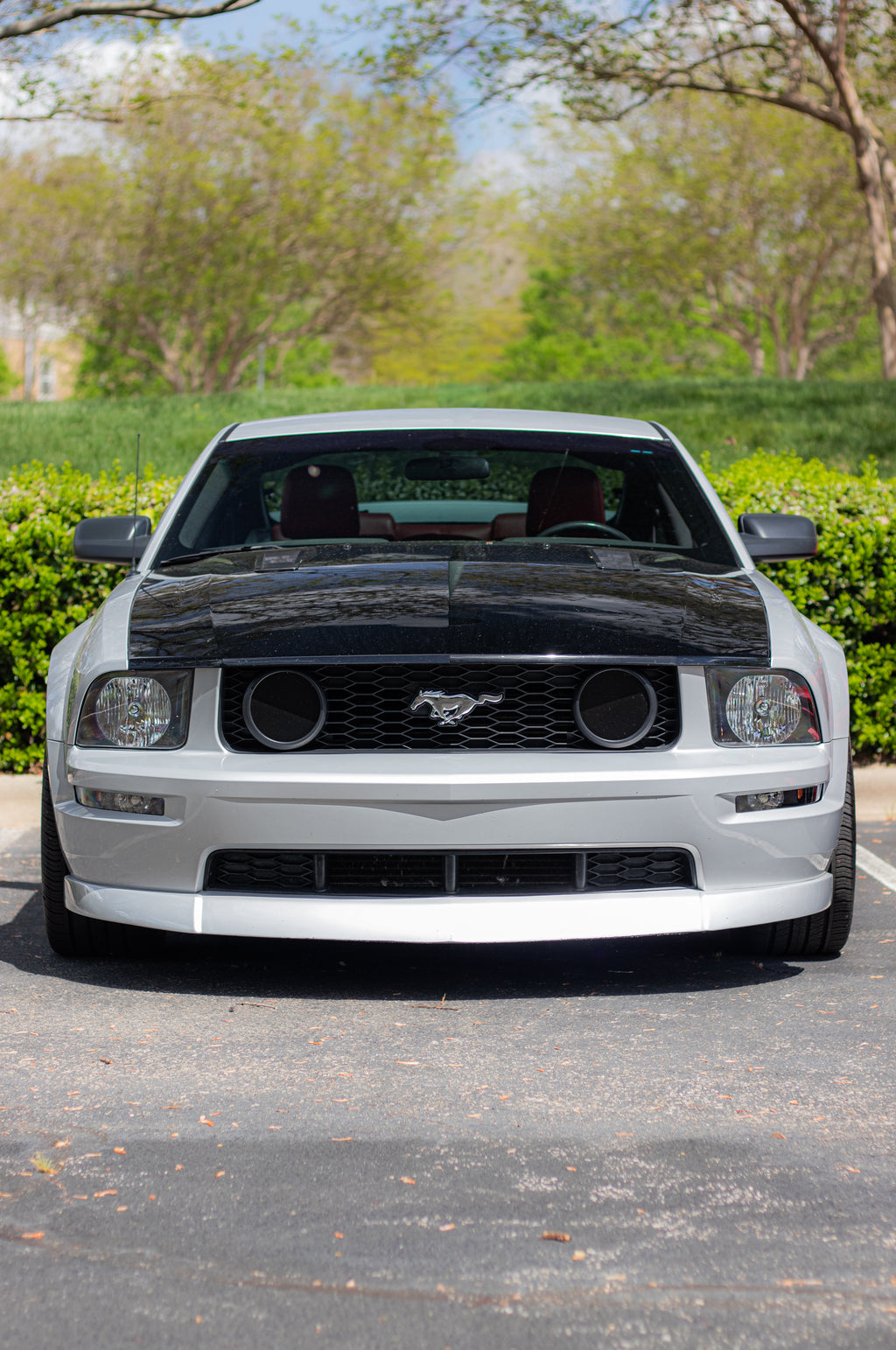 05-09 Mustang GT Fog Light Delete Plates