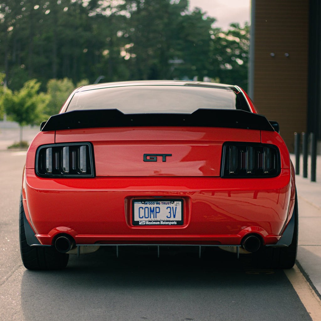 05–09 GT500 Spoiler Wicker Bill (Traditional Style)