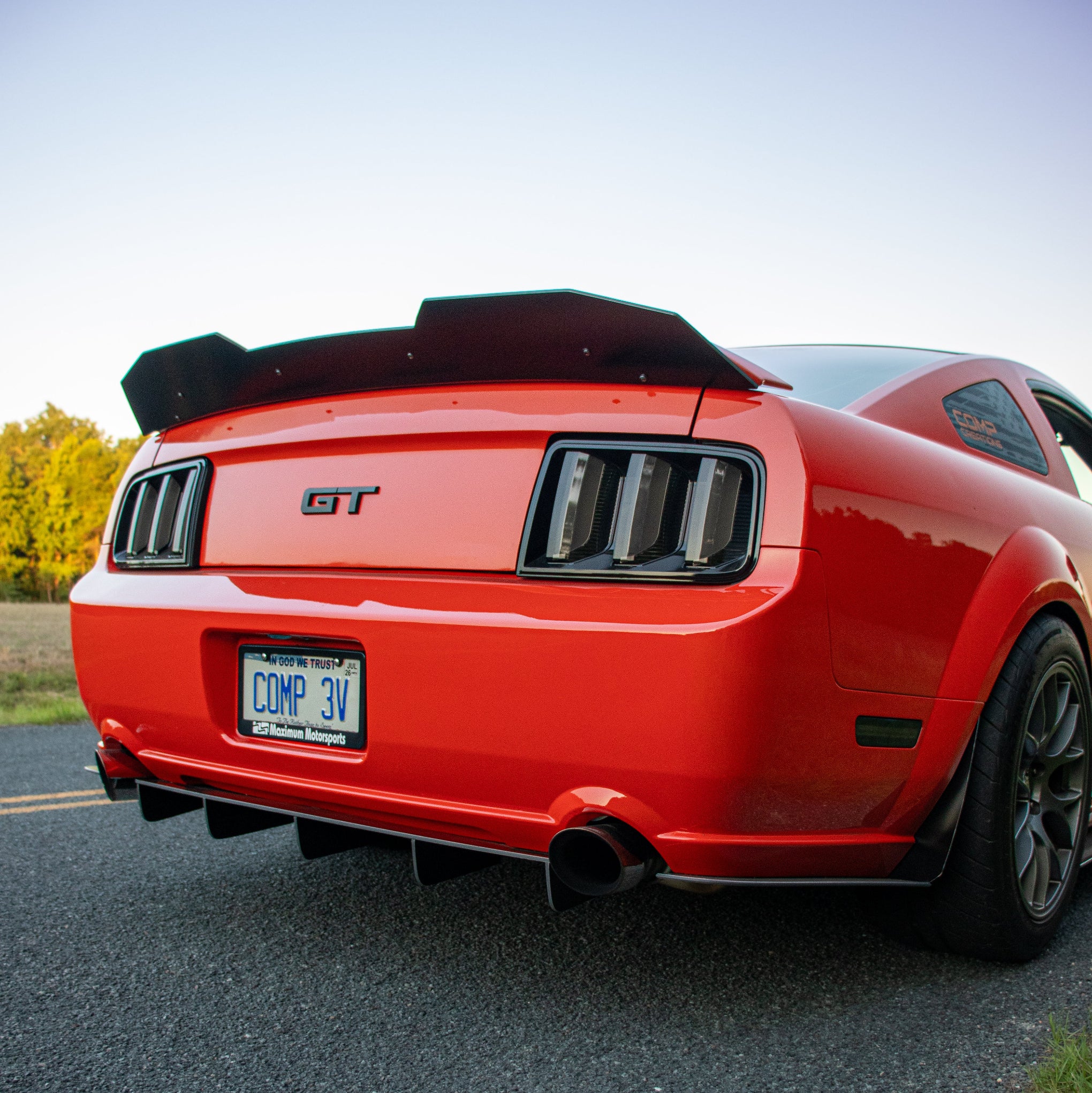 05–09 GT500 Spoiler Wicker Bill (Traditional Style)