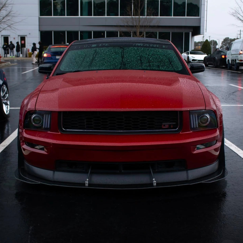 05-09 Mustang GT Front Splitter (With End Plates)