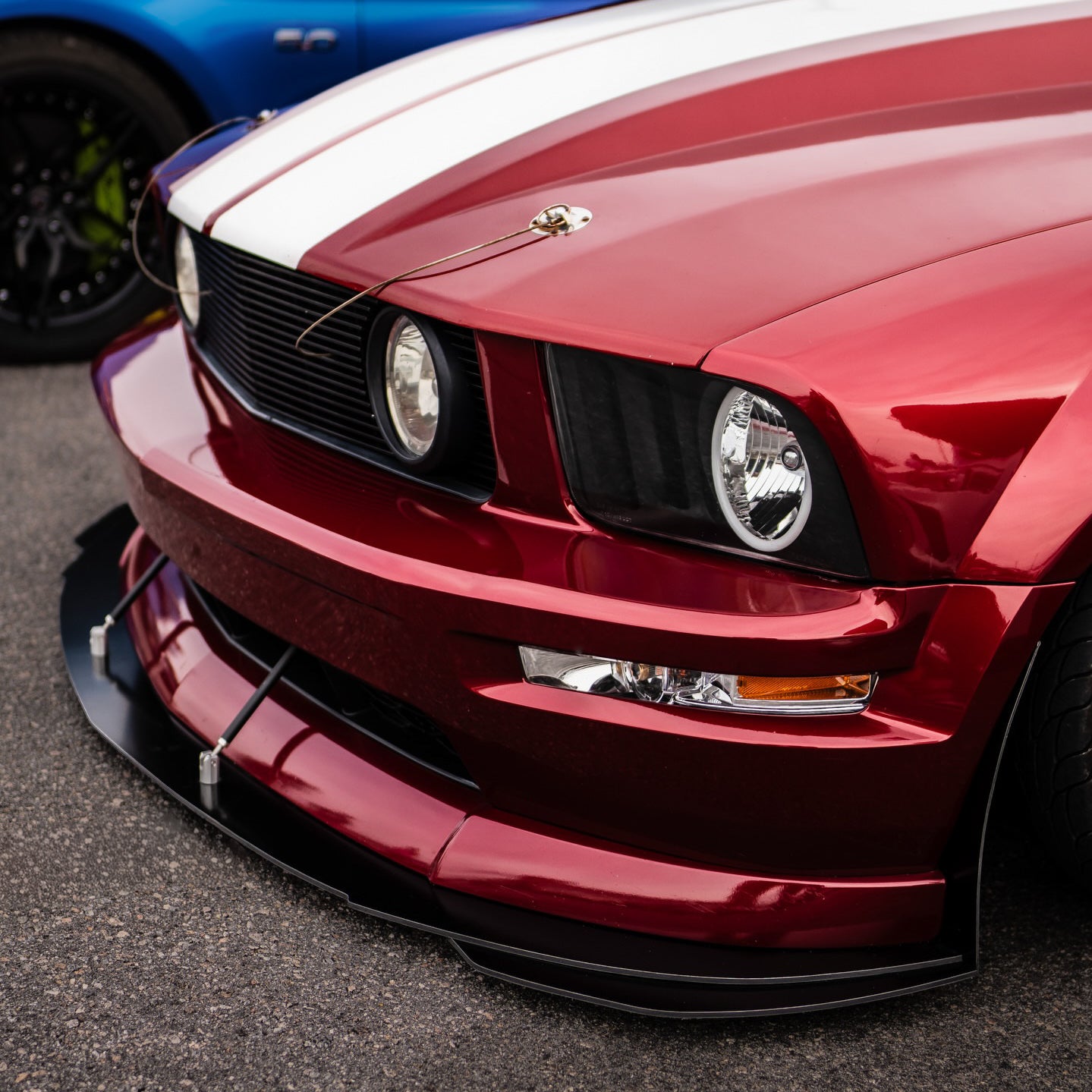 05-09 Mustang GT Front Splitter (With End Plates)