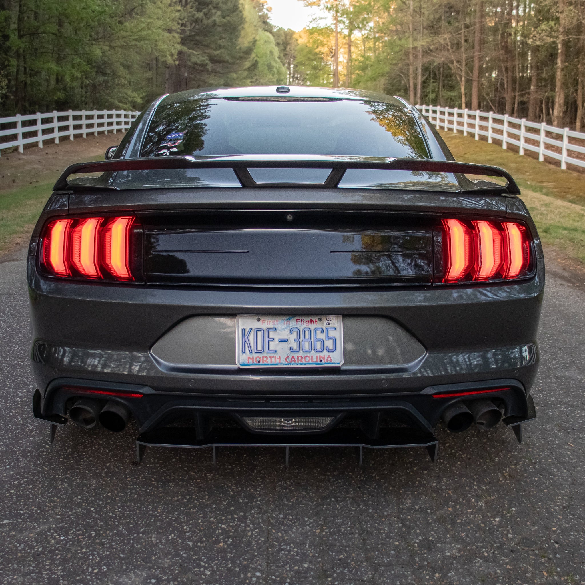 18-23 Mustang Rear Diffuser/Splitter Combo