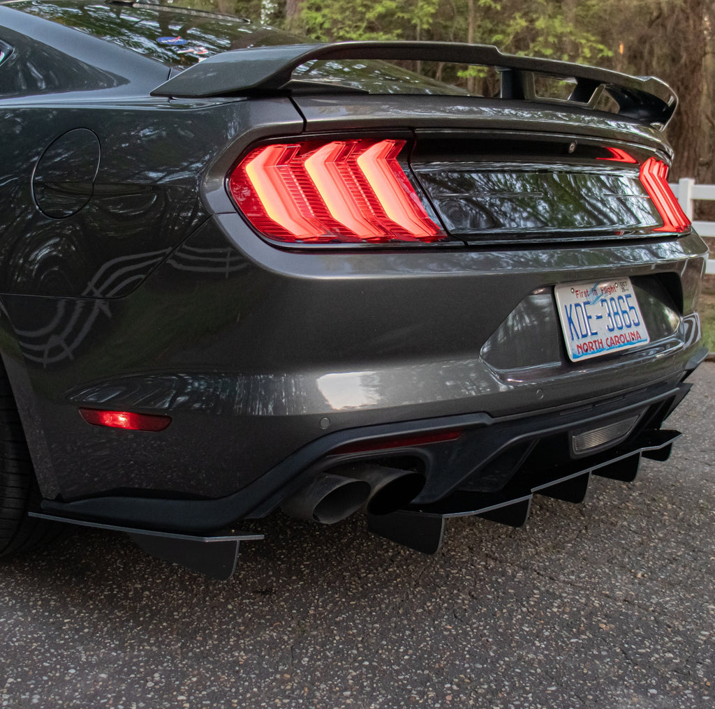 18-23 Mustang Rear Diffuser/Splitter Combo