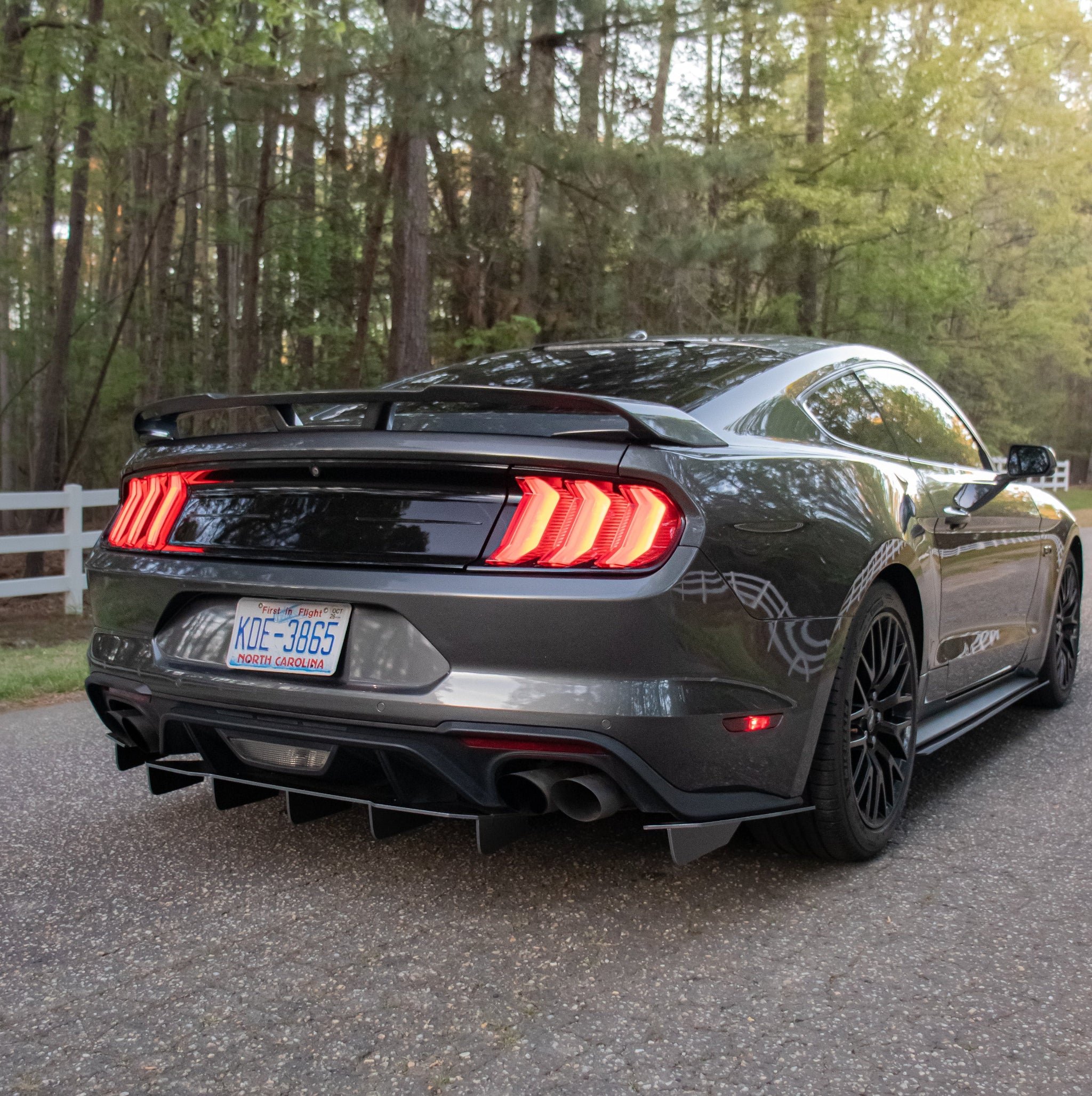 18-23 Mustang Rear Diffuser/Splitter Combo